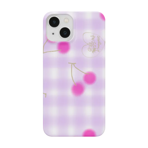 さくらんぼラベンダーギンガム Smartphone Case