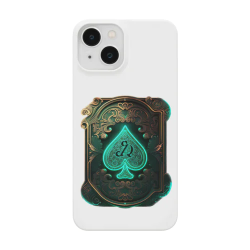 Neon Poker Card Smartphone Case