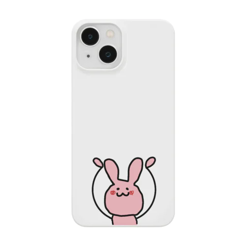 やんわりうさちゃん！リング持ち！ Smartphone Case