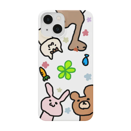 やんわり動物！くまうさねこらくだちゃん！ Smartphone Case