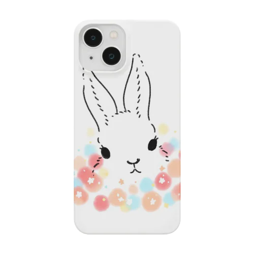 ひょっこりお花畑からうさぎさん Smartphone Case