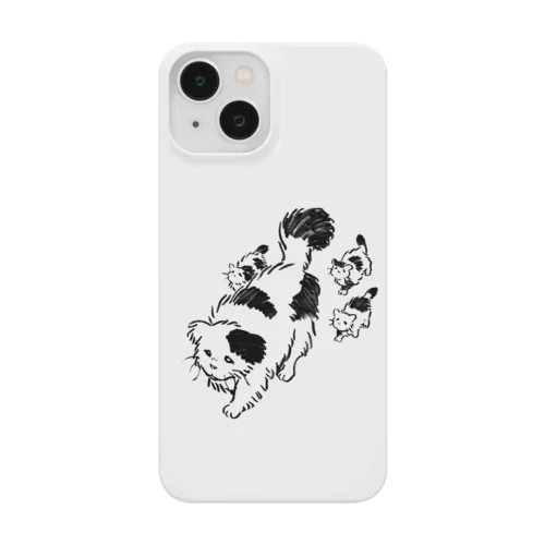 ノラ猫の親子のお引越し Smartphone Case