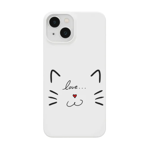 “Loveネコ“ スマホケース Smartphone Case