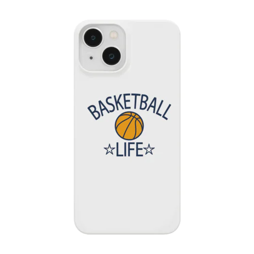 バスケットボール(basketball)ライフ・アイテム・グッズ・Tシャツ・ボール・イラスト・部活・サークル・かっこいい・かわいい・シンプル・イベント・チームT・バスケットボール部・バスケ スマホケース