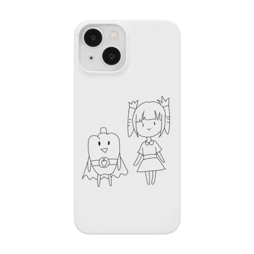 ピーマン ピーとにん (白黒) Smartphone Case