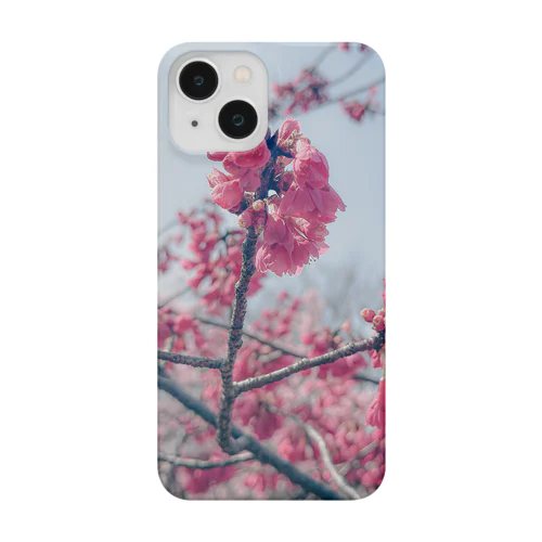 紅梅と水色 Smartphone Case