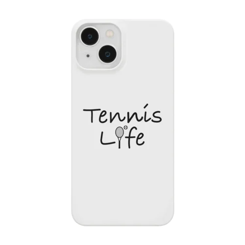 テニス・TENNIS・ライフ・筆記文字・アイテム・デザイン・ラケット・ガット・イラスト・スポーツ・Tシャツ・サーブ・男子・女子・かっこいい・かわいい・選手・画像・ボール・王子・応援 スマホケース