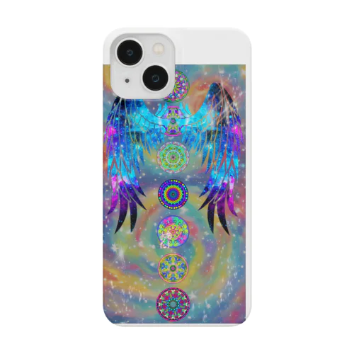 Guardian angel wing cakra balance Smartphone Case