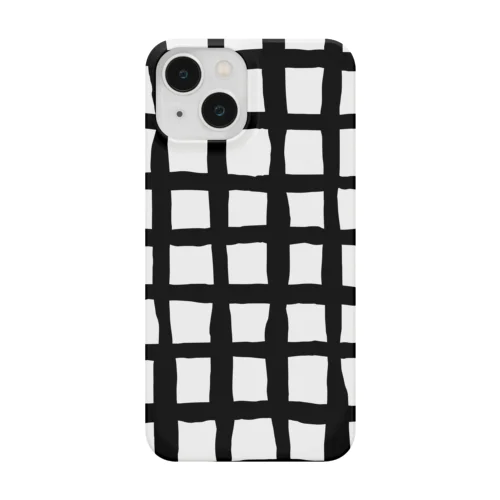 BLACK CHECK-スマホケース Smartphone Case