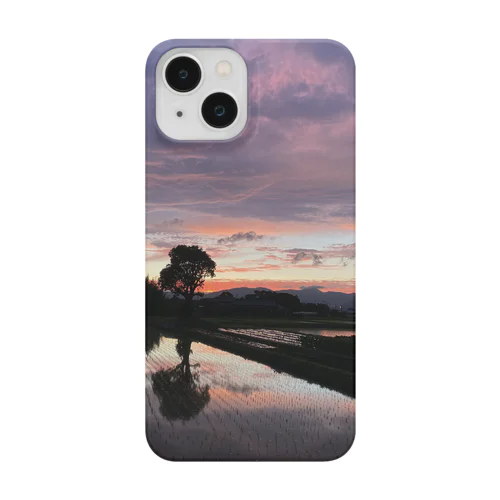 夕日の綺麗な夏 Smartphone Case