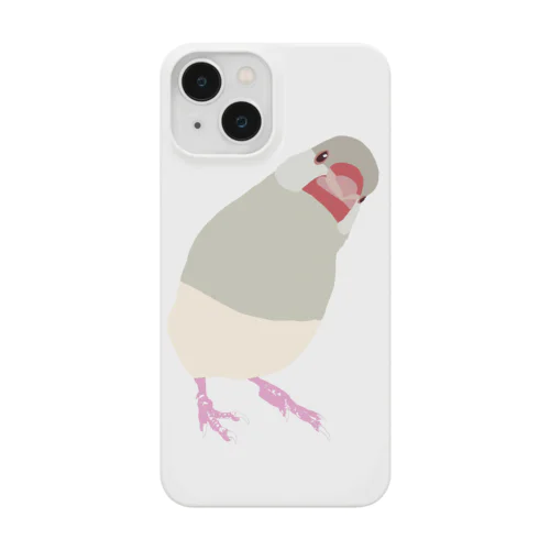 クリームイノ文鳥② Smartphone Case