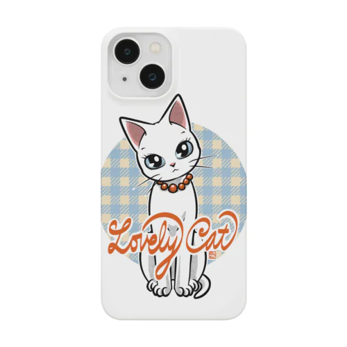 Cute White Cat Misty Smartphone Case