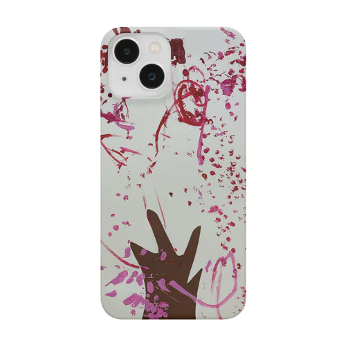 【子どもの絵】桜の木 Smartphone Case