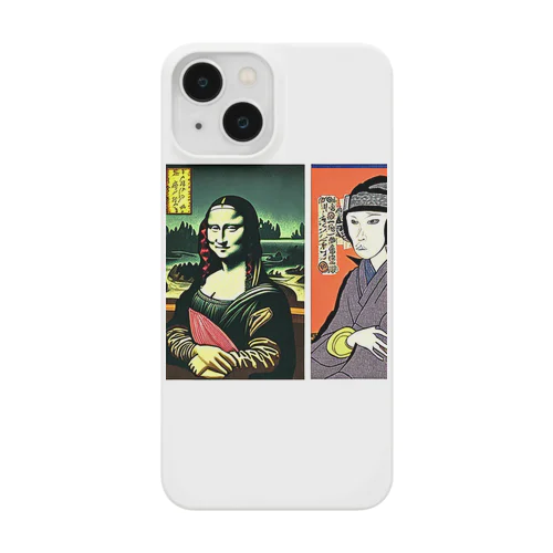 Japanese UKIYOE series_Monna Lisa スマホケース