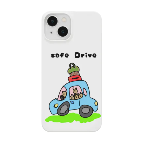 今日も安全運転で Smartphone Case