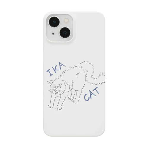 イカキャット(ブルー) Smartphone Case