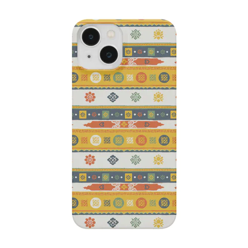 チベットのお寺（ 黄色） Smartphone Case