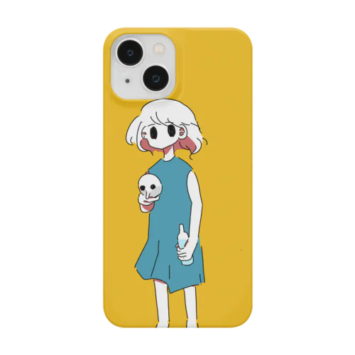 色付き・海辺の女の子ガール Smartphone Case