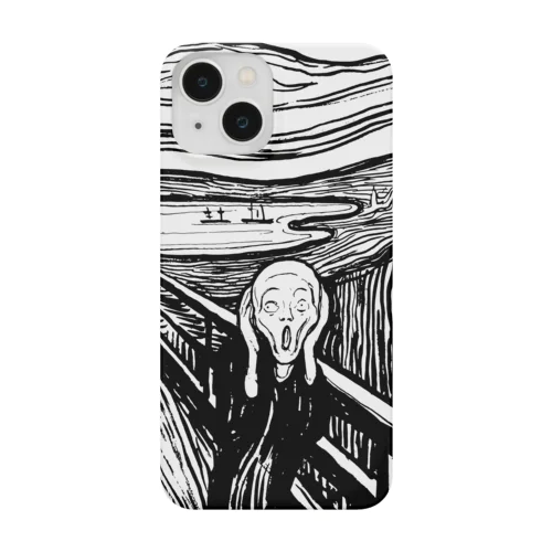 ムンク　叫び　Munch / The Scream リトグラフ　 スマホケース