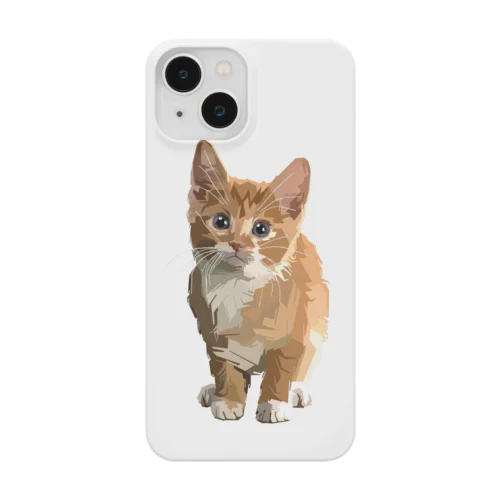 面白い猫、ケティ、猫の家 Smartphone Case