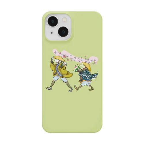 【ぎがと花も団子も】《若菜》iphoneケース Smartphone Case