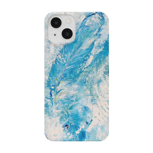 blue painting door series_2023  新しい風 Smartphone Case