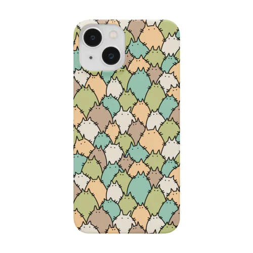 ほぼほぼねこ（だらけ）- Nature Smartphone Case