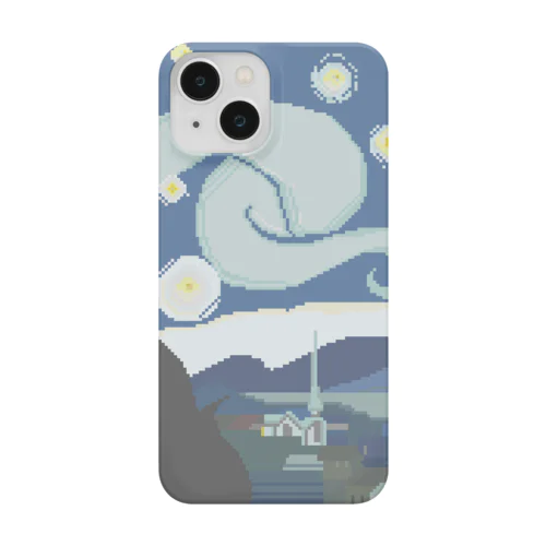 ドット絵星月夜 Smartphone Case