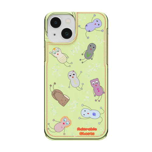 かわいいオバケ（みんな）黄緑 Smartphone Case