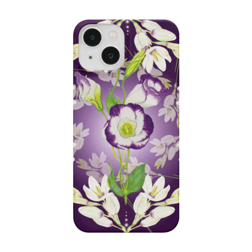 花曼荼羅💜クラウンチャクラ Smartphone Case