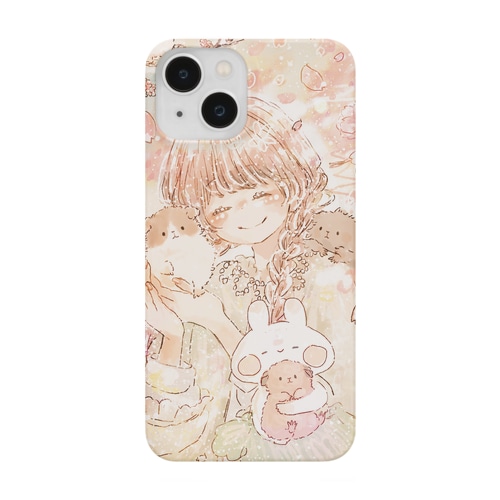 モルモットと桜 Smartphone Case