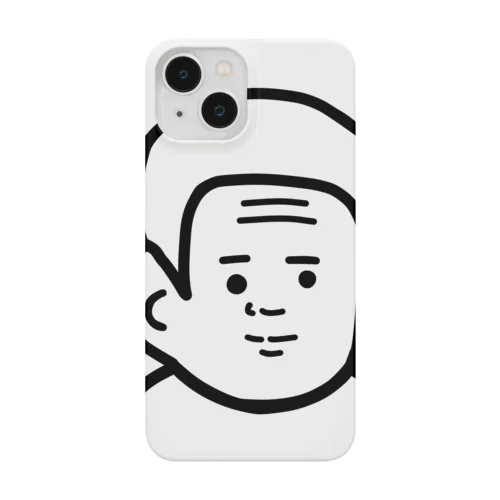 さるかおグッズ（白黒） Smartphone Case