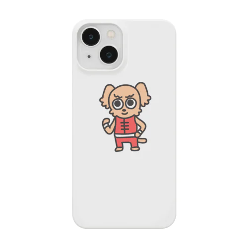 カンフープードル(赤) Smartphone Case