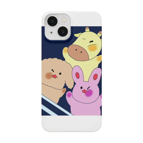 張り付く三兄弟 Smartphone Case