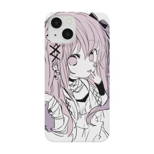 ピンク✖紫系の地雷女の子 Smartphone Case