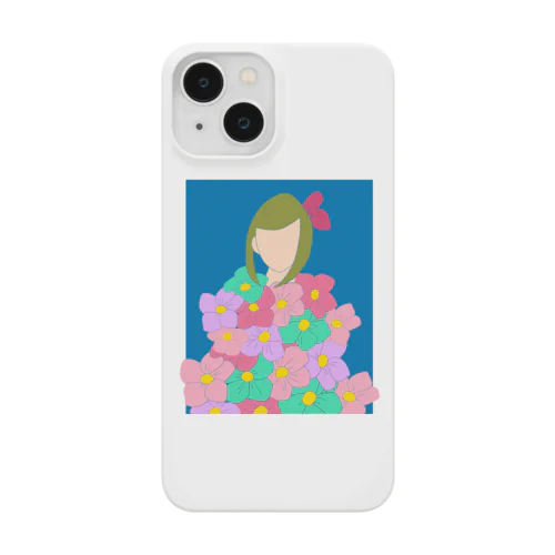 花ドレスを着た少女 Smartphone Case