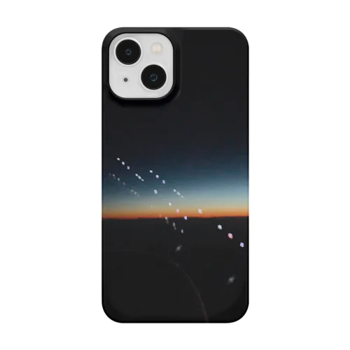 飛行機、夜明け Smartphone Case