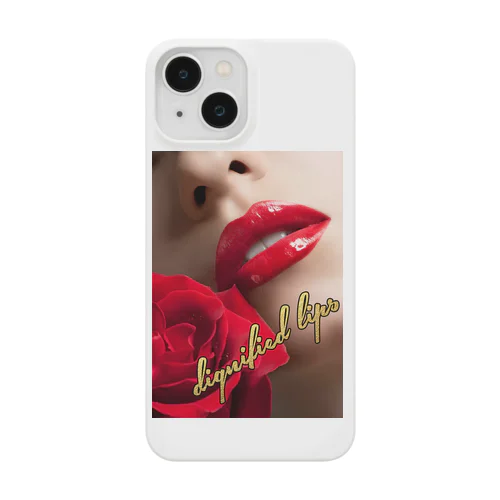 美女の口唇に薔薇 Smartphone Case