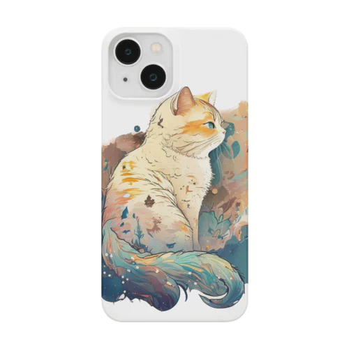 遠くを見つめるネコちゃん Smartphone Case