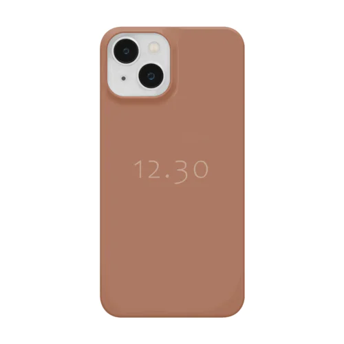 12月30日の誕生色「サンバーン」 iPhone Smartphone Case