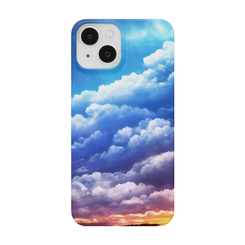 AIアート　虹色の雲 Smartphone Case