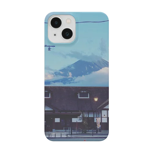 夏の夕暮れの富士山 Smartphone Case