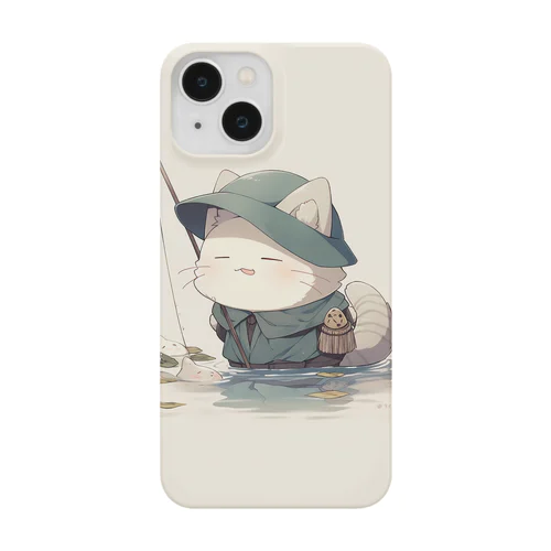  #釣り猫 #猫の釣り好き #癒しのひととき Smartphone Case