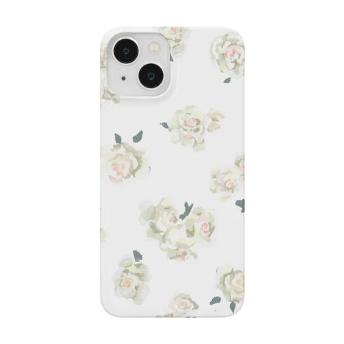 白薔薇いっぱい Smartphone Case