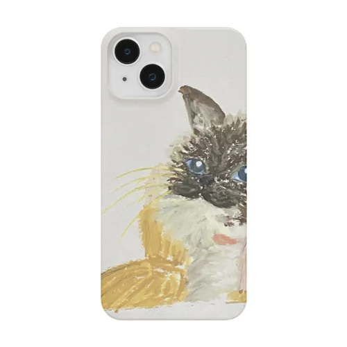 シャム猫娘「toe phamb」アルバムジャケットイラスト Smartphone Case