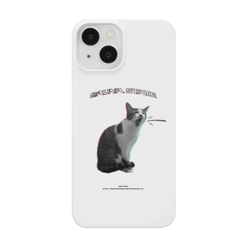 2023_SAUNASTATE_猫スマホケース Smartphone Case