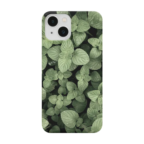 雨上がり道端の雑草 Smartphone Case