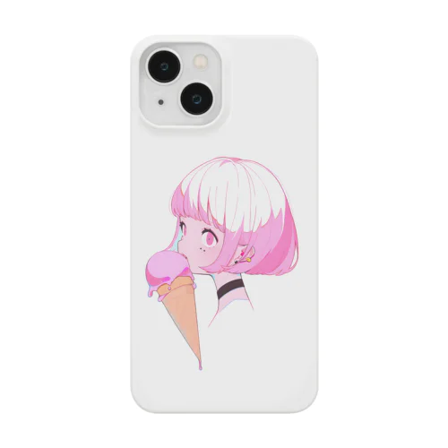 暑い夏はアイスだ012 Smartphone Case