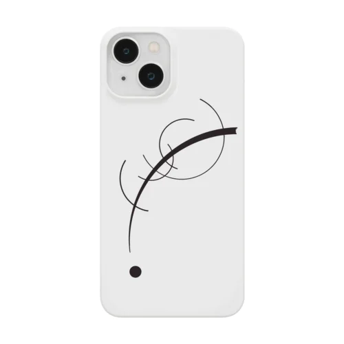 カンディンスキー "Free Curve to the Point: Accompanying Sound of Geometric Curves" Smartphone Case