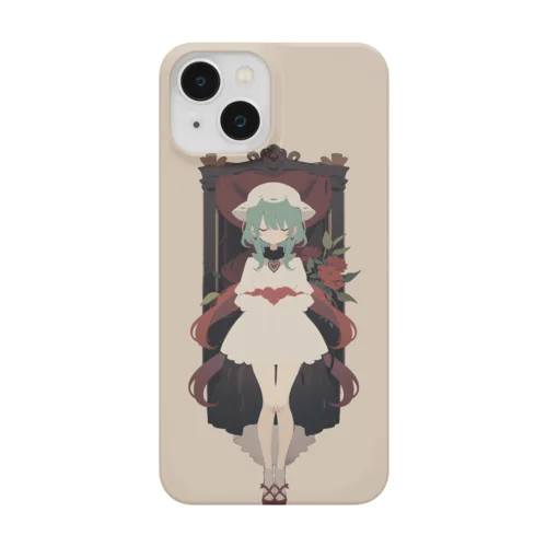 FLAT COLOR GIRL 01 Smartphone Case